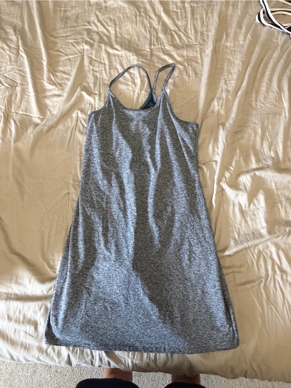 Kyodan Gray Heather Stretch Sleep Slip